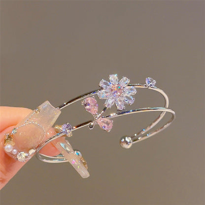 September Bloom Bangle Bracelet
