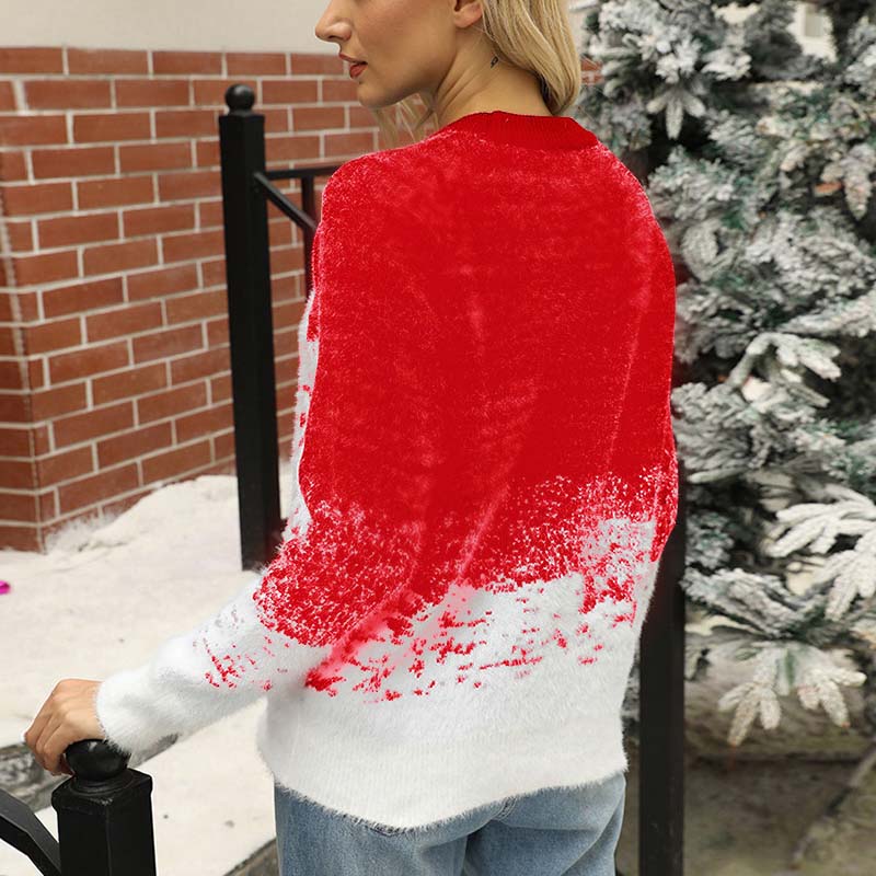 Festive Christmas Knit Sweater for Women