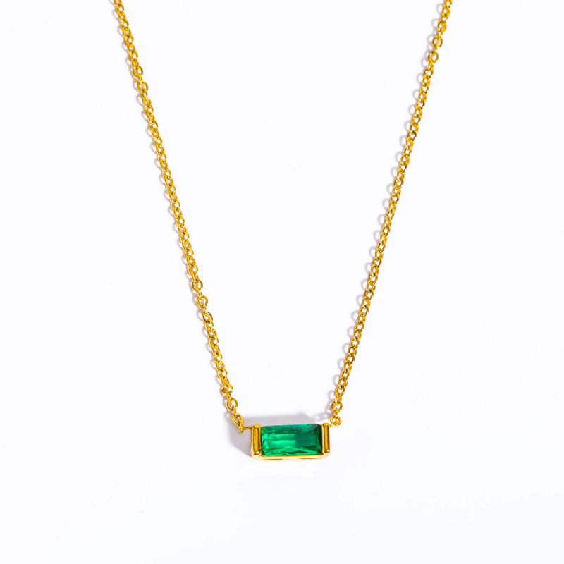 Bree Dainty Birthstone Necklace