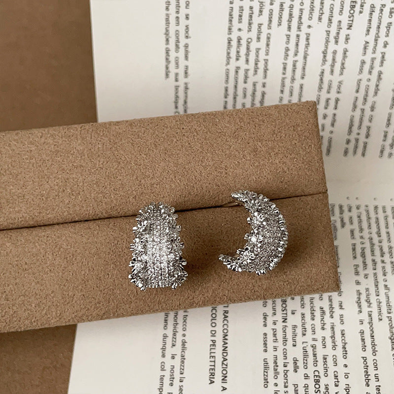 Cosette Zircon Starry Hoop Earrings