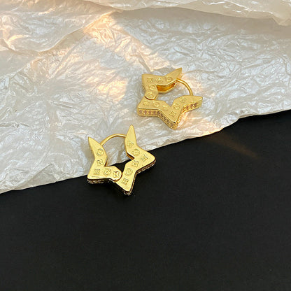 Vivi Star Huggie Earrings