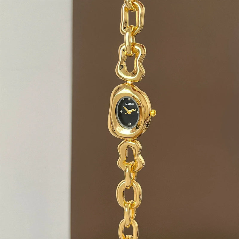 Irregular Chain Link Bracelet Watch