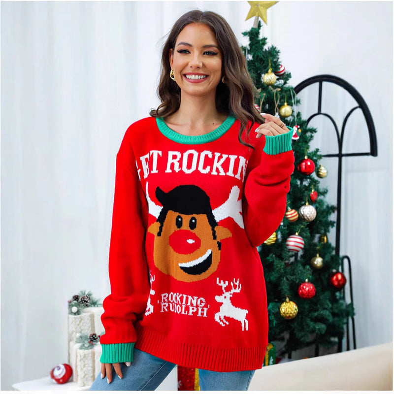 Women's Cozy Christmas Sweater R&B
