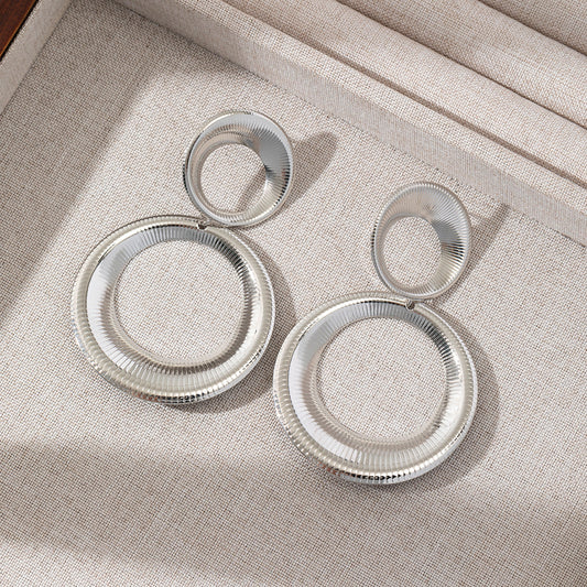 Alayah Sculptural Hoop Earrings