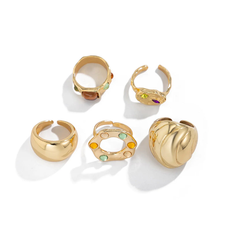 Shraddha Dainty Diamond Ring Set
