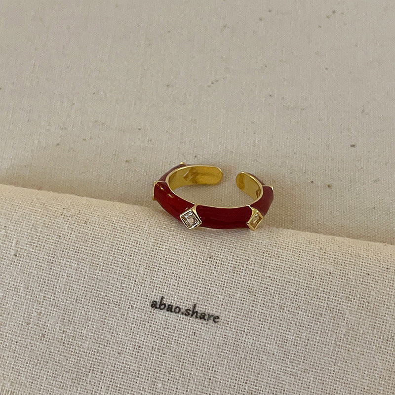Ilaria Delicate Enamel Ring