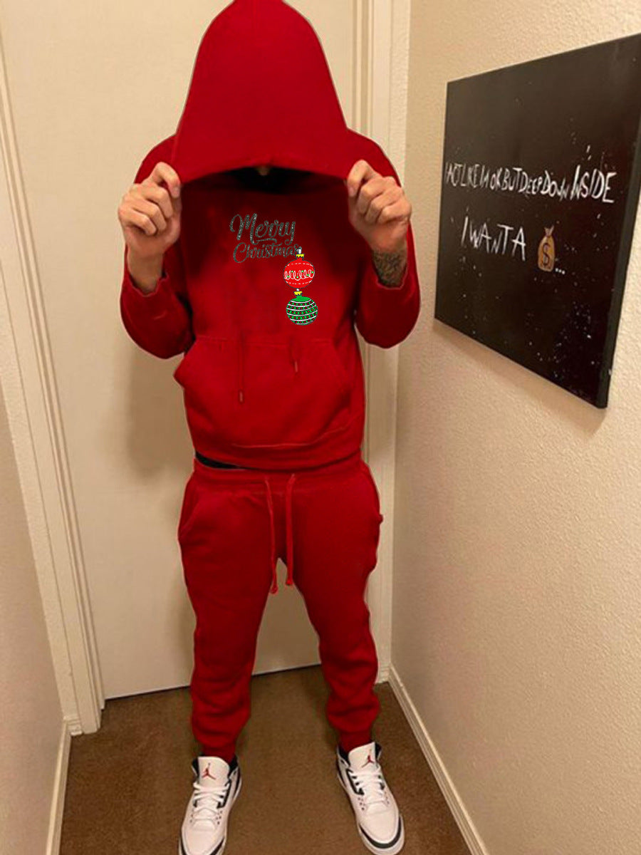 Women's Sweatsuit with Festive Christmas Motif