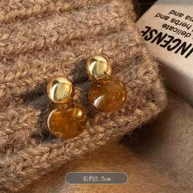 Dia Maillard Amber Earrings