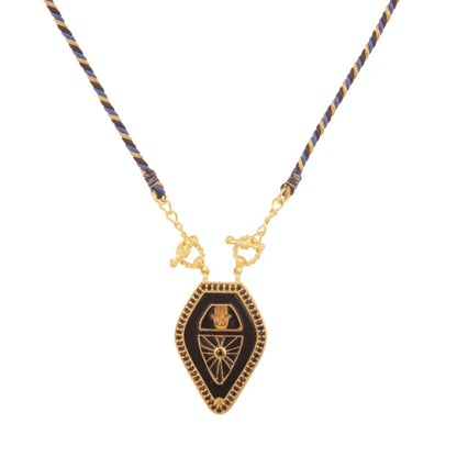 Color Cord Pendant Necklace