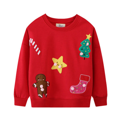 Kids' Sweatshirt with Festive Christmas Design R&B