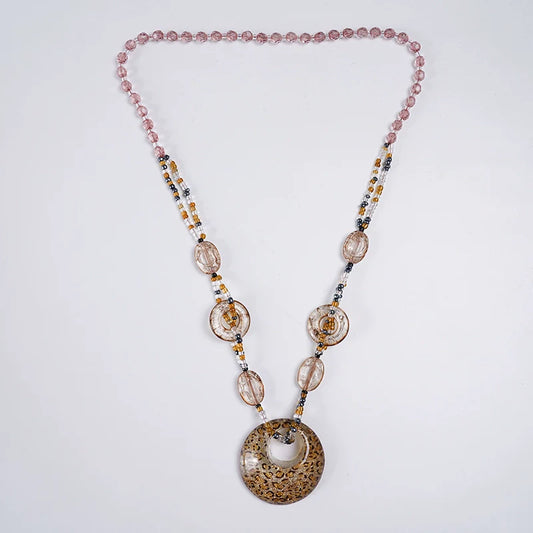 Aleeyah Leopard Print Necklace