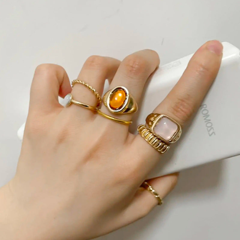 Symphony Gold Stacking Ring Set