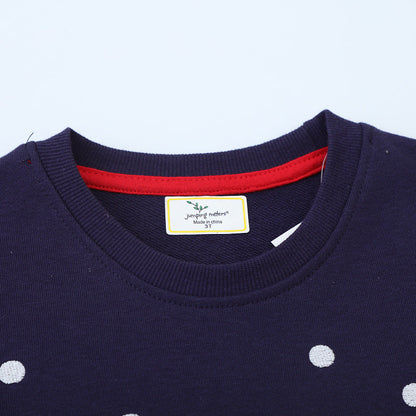 Boys' Sweatshirt with Cheerful Tractor and Christmas Motif