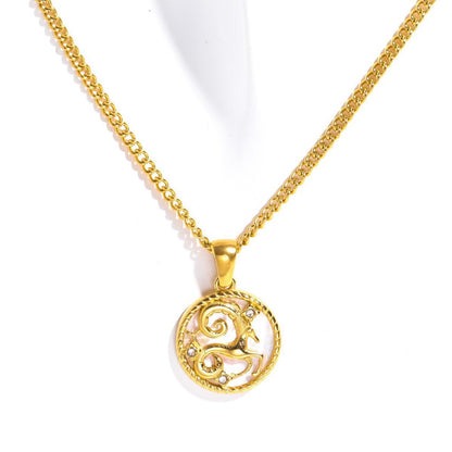 Tamera Zodiac Coin Necklace