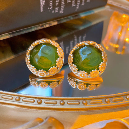 Asya Flower Stud Earrings