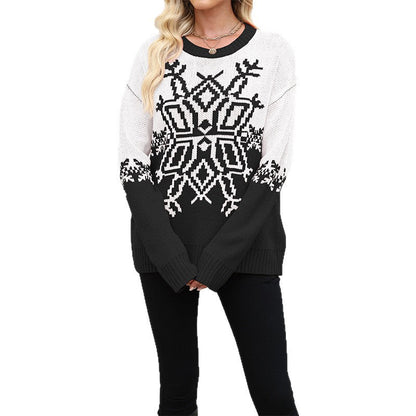 Women's Oversized Christmas Knit Sweater