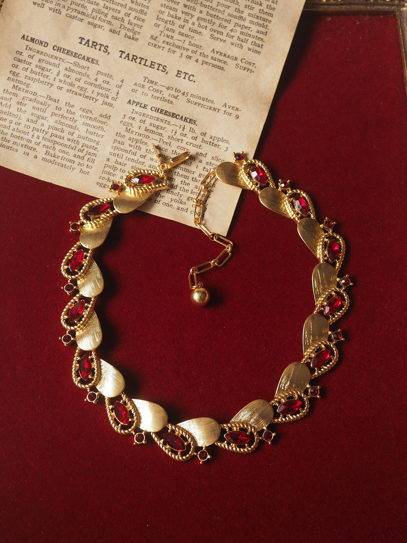Jirah Ruby-red Necklace