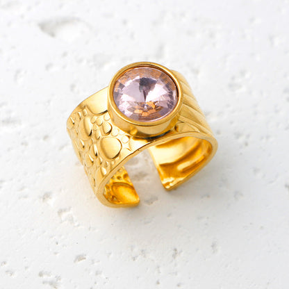 Thais Gold Statement Open Ring