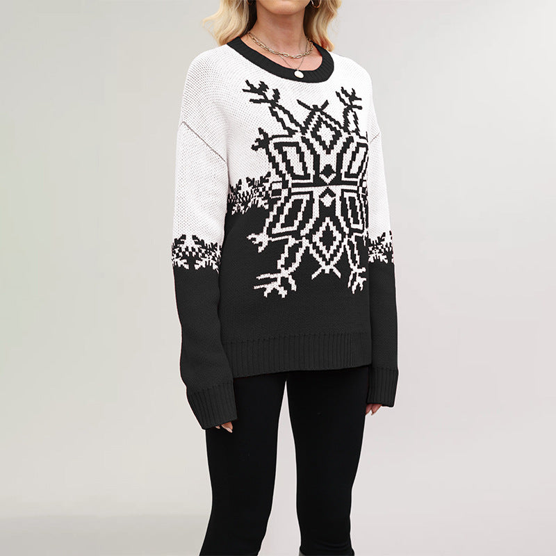 Women's Oversized Christmas Knit Sweater