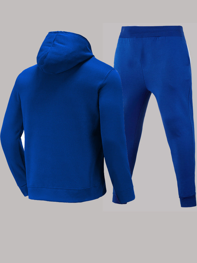 Women's Casual Hoodie and Sweatpants Set with Festive Christmas Motif