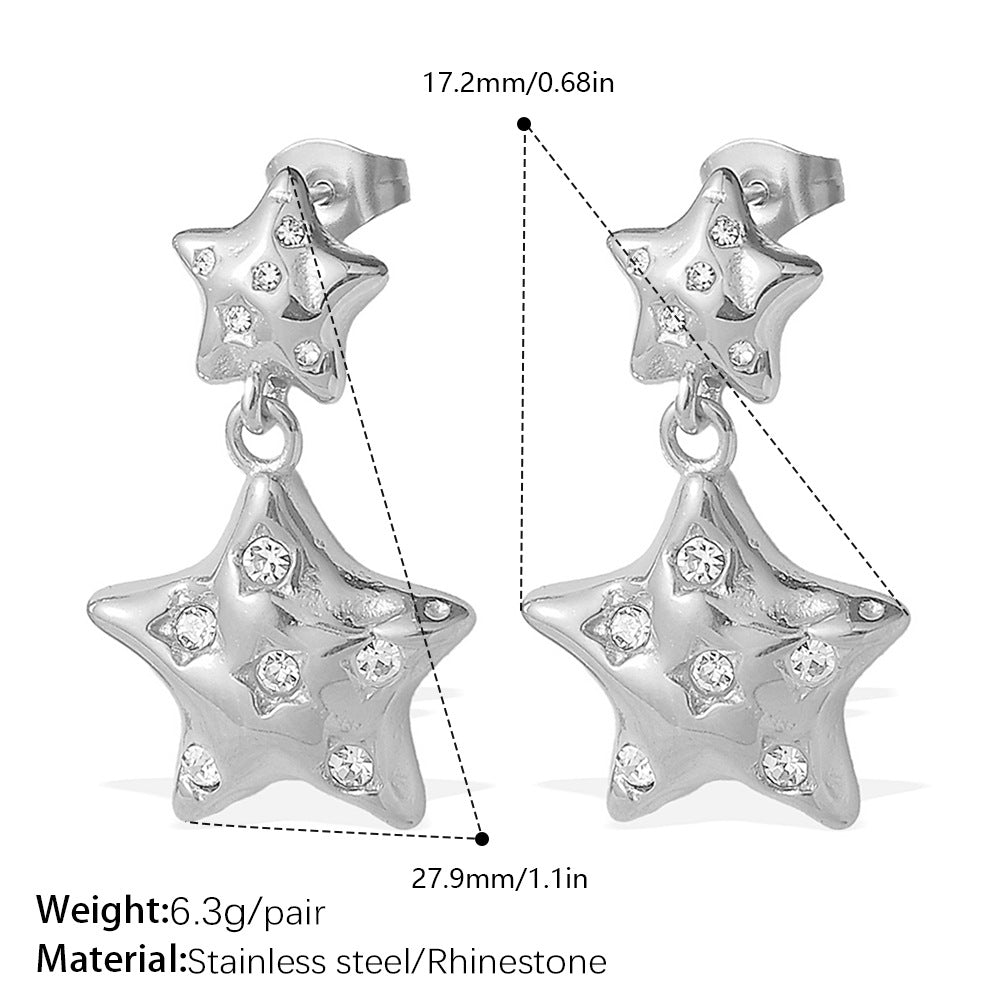 Leilah Celestial Stud Earrings
