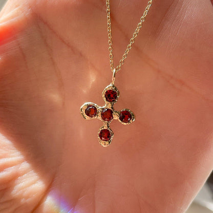 Elenna Cross Pendant Necklace