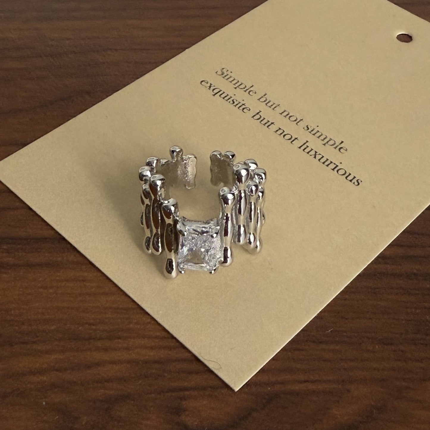 Keaton Sculptural Open Ring