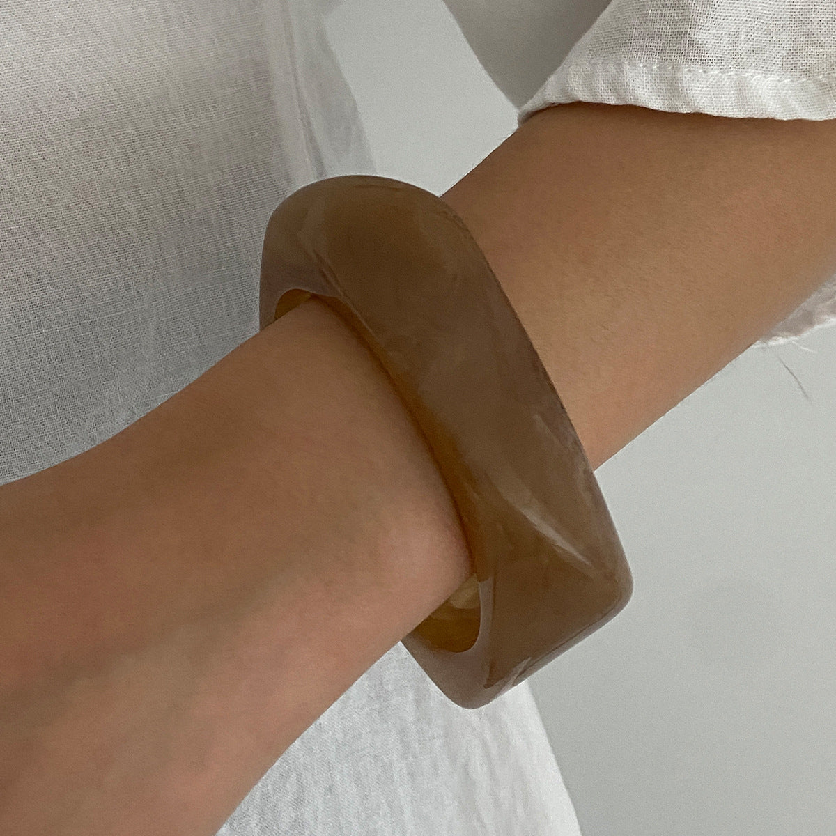 Kyndell Asymmetrical Resin Cuff Bracelet