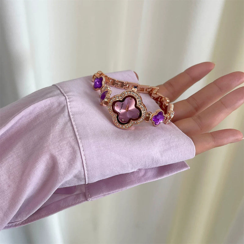 Clover Dial Bracelet Watch