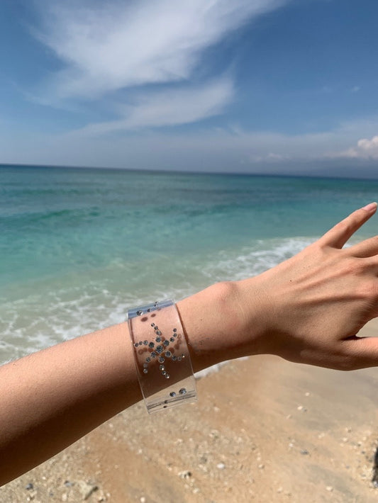 Angelita Crystal Clear Bangle