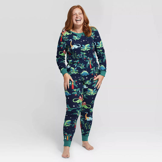 Dino Christmas Pajamas Women's