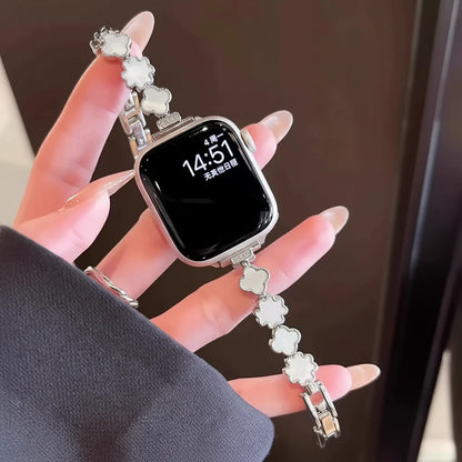 Mother-of-pearl Clover Watch Strap