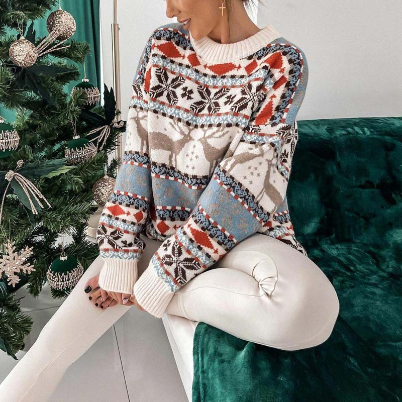 Christmas Sweater with Festive Motif
