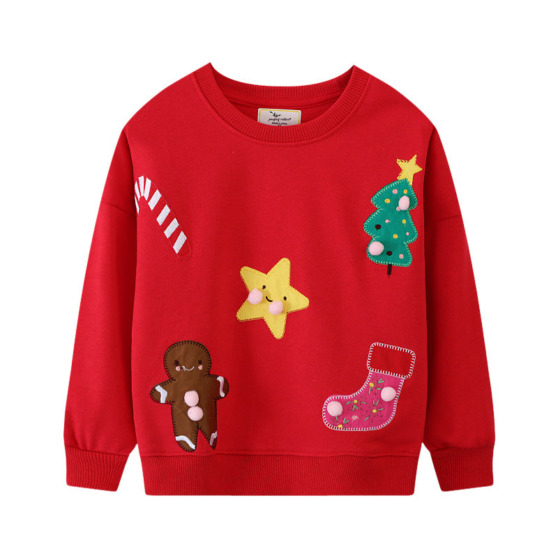 Kids' Sweatshirt with Festive Christmas Design R&B