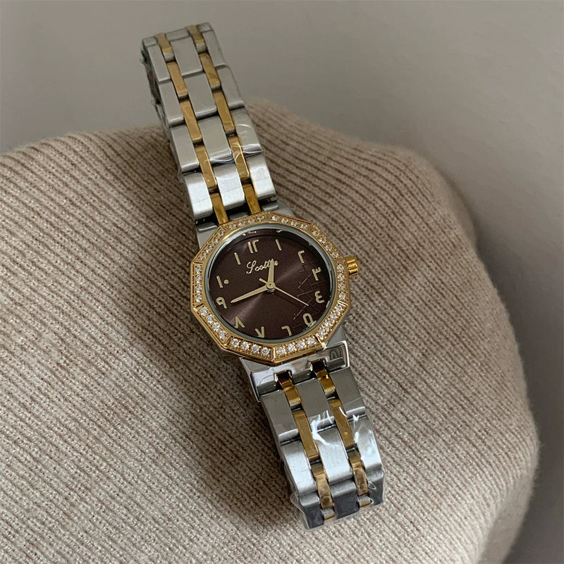 Crystal Accent Bracelet Watch