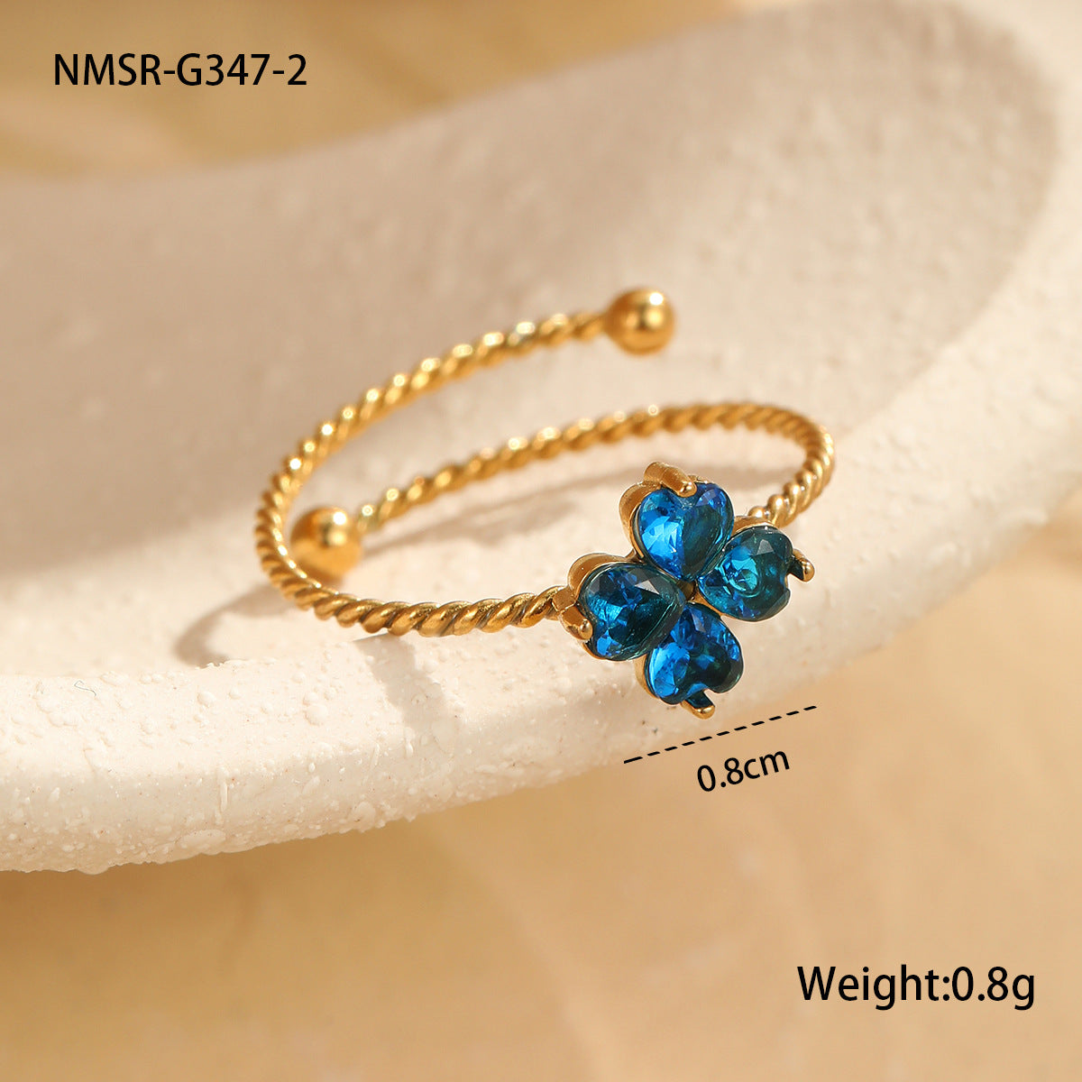 Lilou Clover Charm Ring