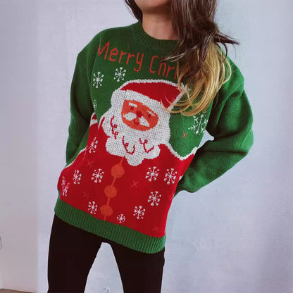 Women's Christmas Sweater with Festive Design and High-Quality Knit