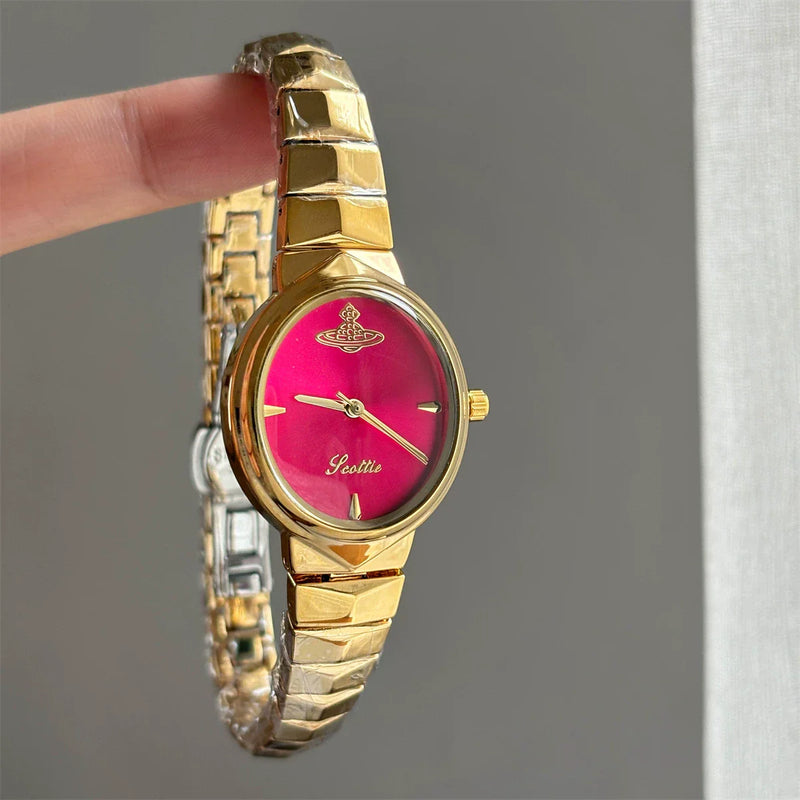 Minimalist Snake Chain Bracelet Watch