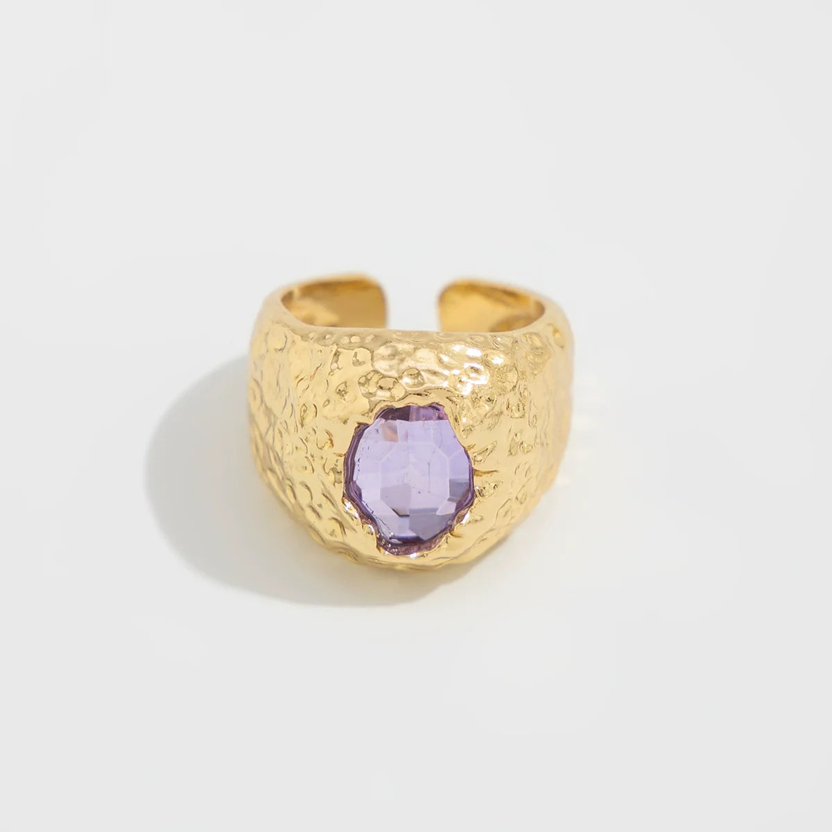 Kaleena Gemstone Open Ring