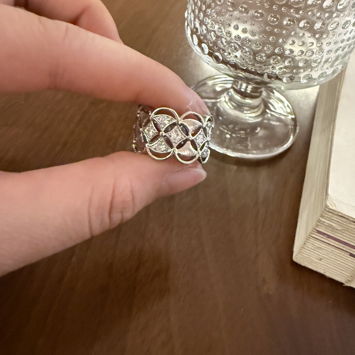 Mercy Zircon Lace Ring