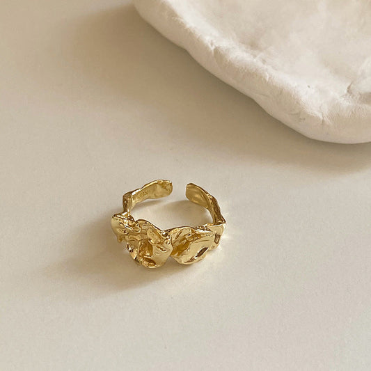 Joyce Irregular Textured Ring