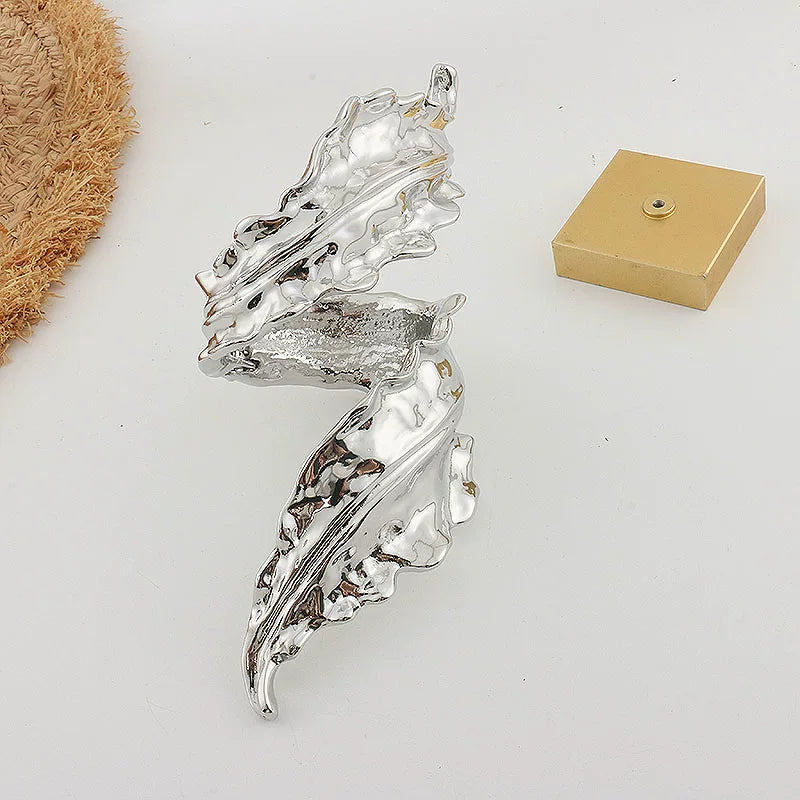 Textured Wave Cuff Bracelet