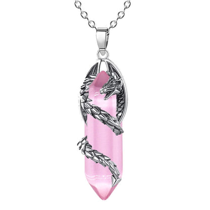 Celestial Dragonfang Crystal Necklace