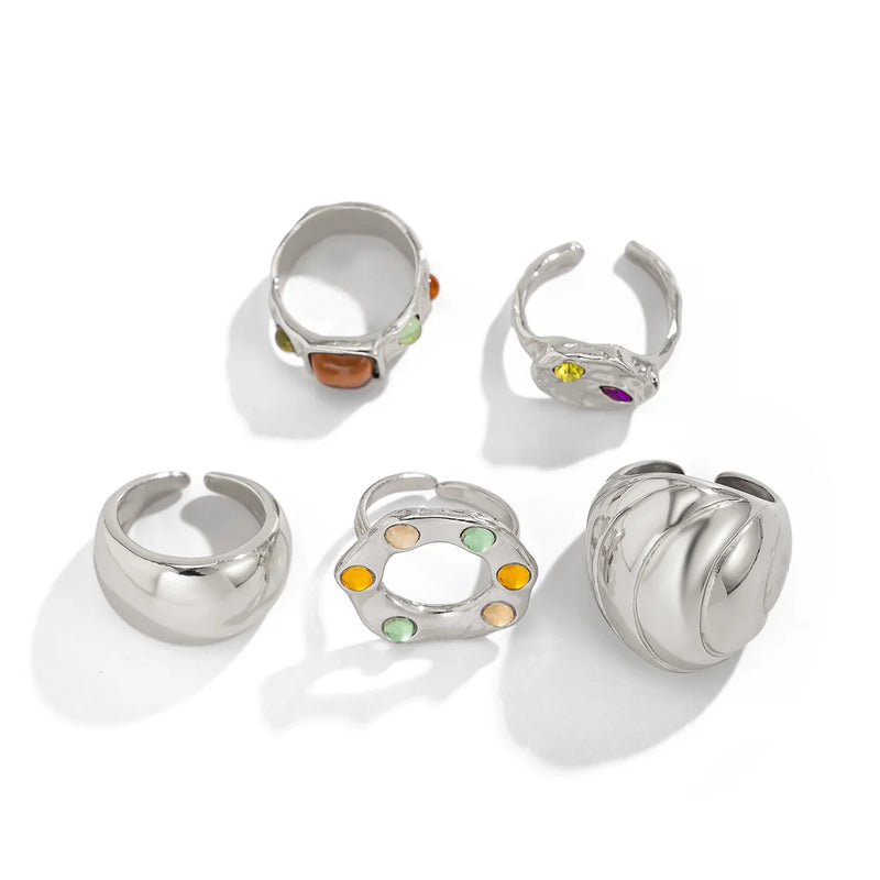 Shraddha Dainty Diamond Ring Set