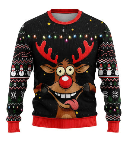 Vintage Gaming Christmas Knit Sweater - Women's
