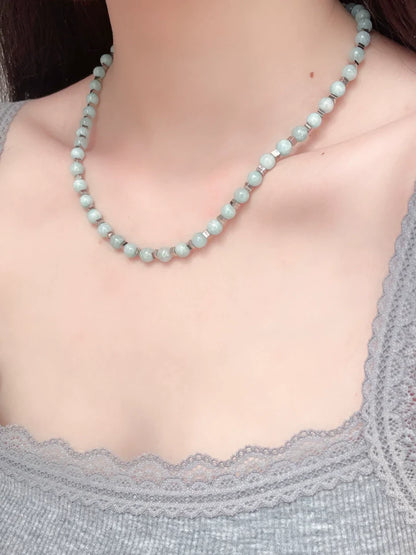Amazonite Stone Beaded Necklace