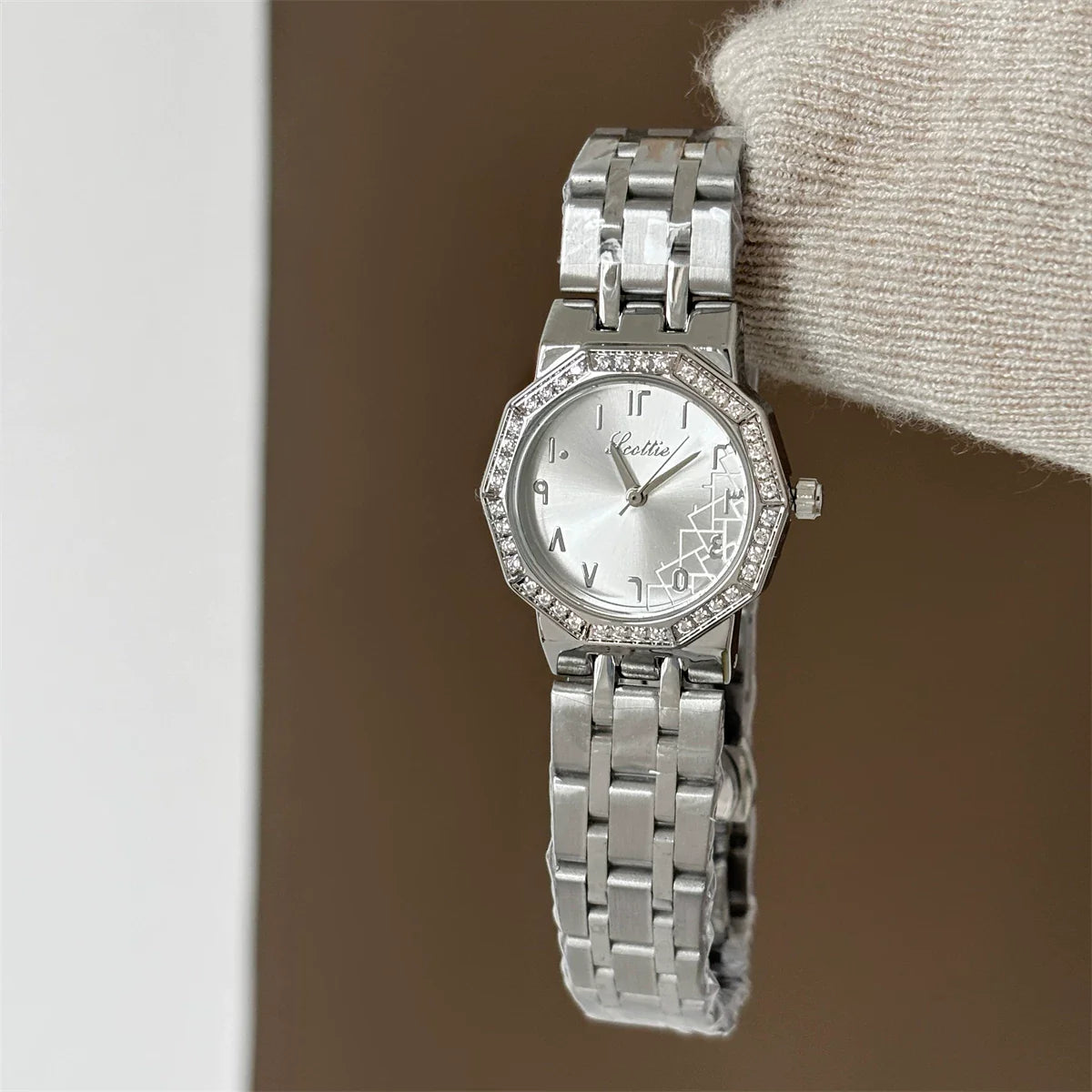 Crystal Accent Bracelet Watch