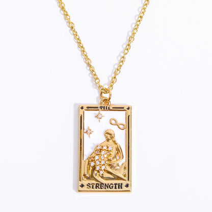 Erynn Gold-plated Tarot Necklace