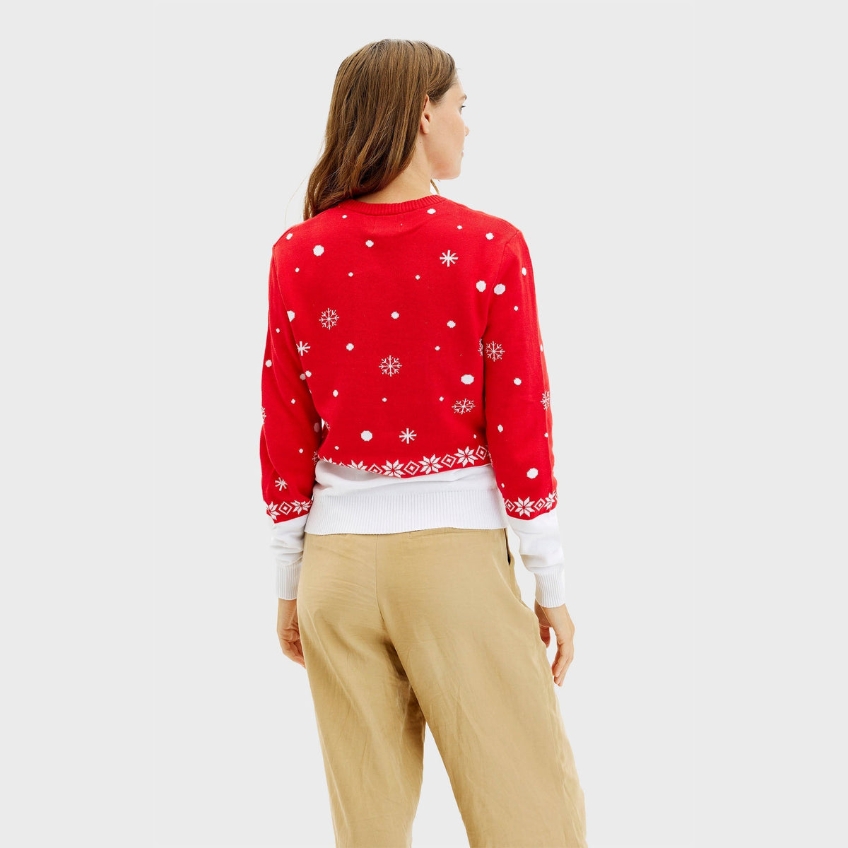 Rudolph's Christmas Sweater Red Women's