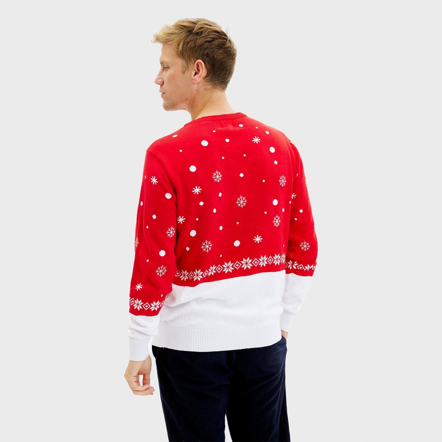 Rudolph's Christmas Sweater Red Men's